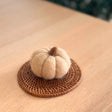 Felt Mini Pumpkin - beige