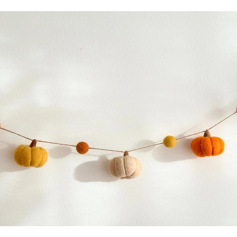 Felt Pumpkin Garland 3