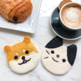 Felt Tuxedo Cat Coasters 2