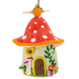 Felt birdhouse Fungi House