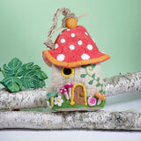 Felt Birdhouse Fungi House