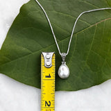 Filigree Simplicity Pearl Necklace