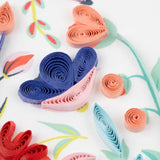 Floral Butterfly Quilling Card