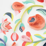 Floral Butterfly Quilling Card