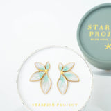Flourish Mint Leaf Earrings 2