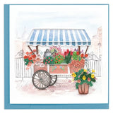 Flower Cart Quilling Card