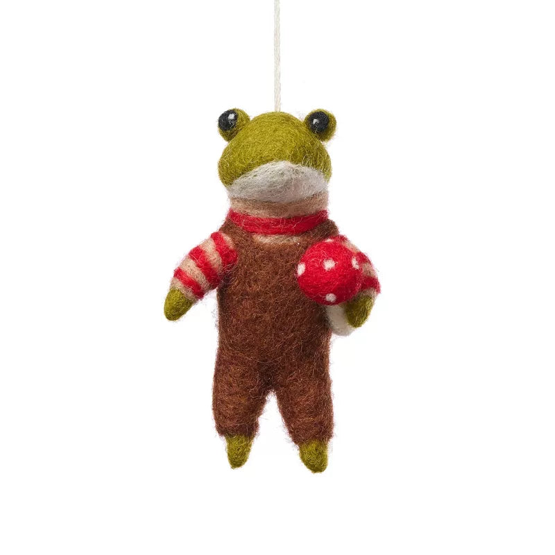 Foraging Frog Ornament