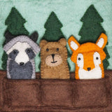 woodland friends puppet bag