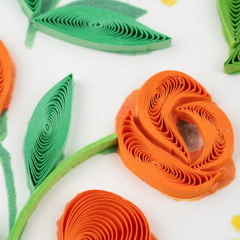 Garden Heart Quilling Card