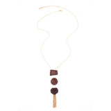 Gracia Necklace - Burgundy