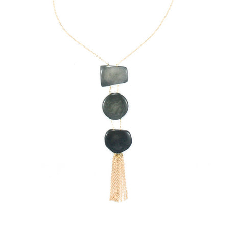 Gracia Necklace - Cool Gray