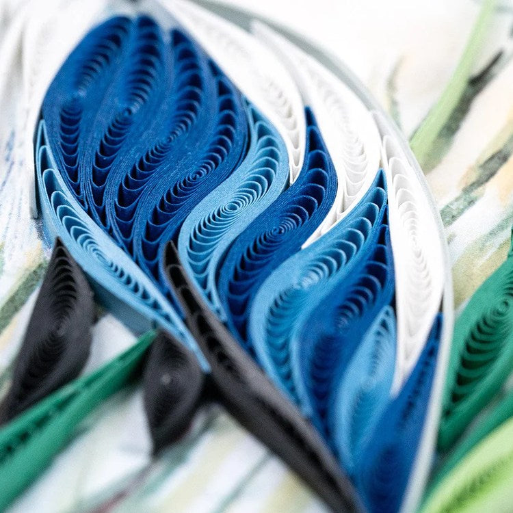 Great Blue Heron Quilling Card 4