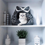 Grey Owl Wool Pet Cave 2