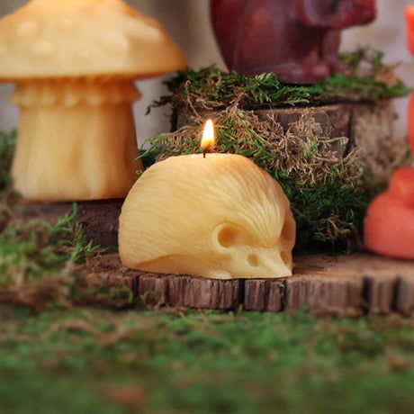 Hedgehog Candle