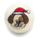 Holiday Eco Wool Dryer Ball - Holiday Dog
