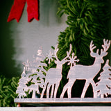 Holiday Reindeer Scene Candleholder
