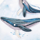 Humpback Whales Quilling Card 1