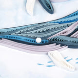 Humpback Whales Quilling Card 2