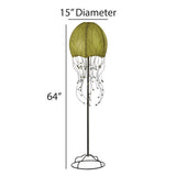 Jellyfish Floor Leaf Lamp – Green 2