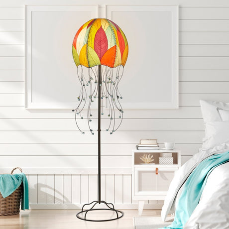 Jellyfish Floor Leaf Lamp – Multi 1