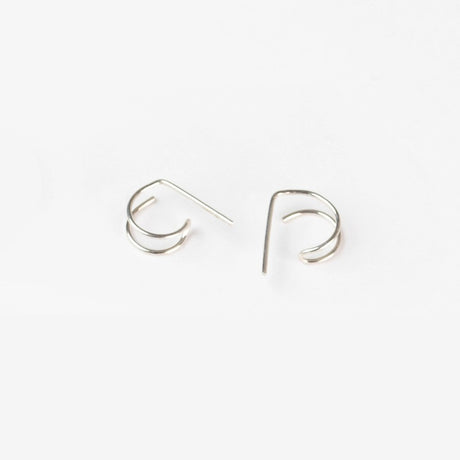 Journey of Hope Huggie Earrings Sterling Silver
