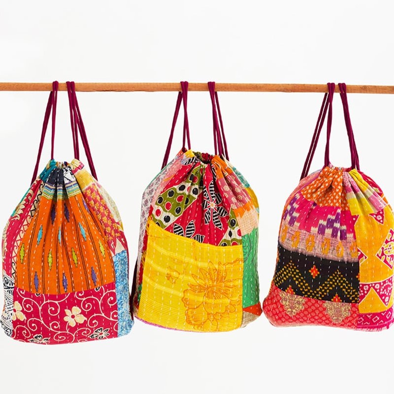 Kantha Backpack 1