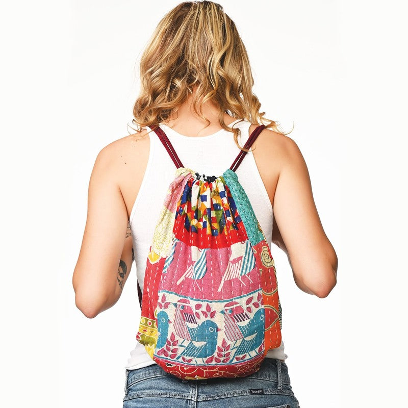 Kantha Backpack