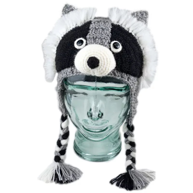 Kids Animal Hat Raccoon