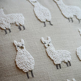 Knotty Llama Pillow Close Up