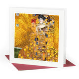 Lady in Gold Art Quilling Card