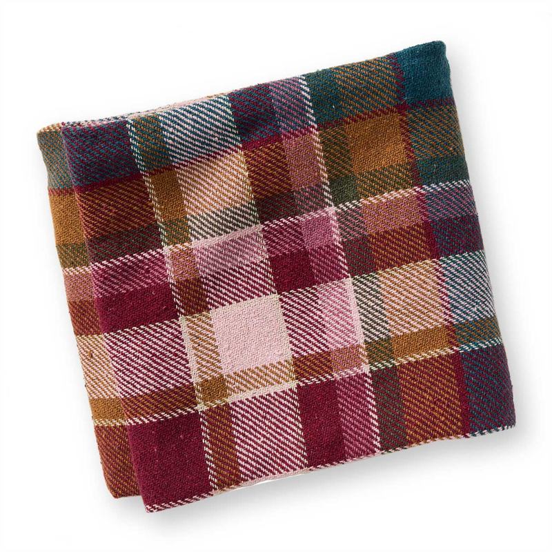 Lake Tahoe Plaid Rethread Blanket