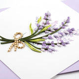 Lavender Bunch Quilling Card 3
