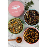 Loose Holiday Tea Trio Gift Tin inside