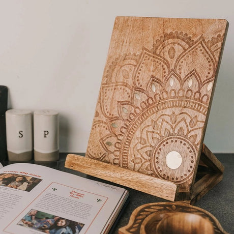 Mandala Book and Tablet Stand