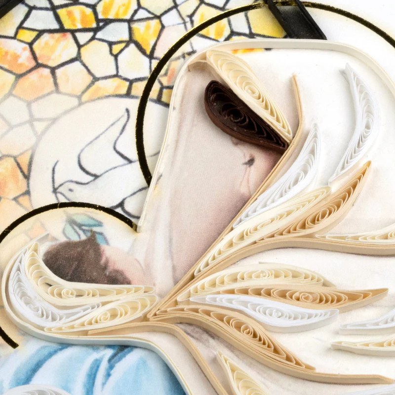 Mary & Baby Jesus Quilling Card 2