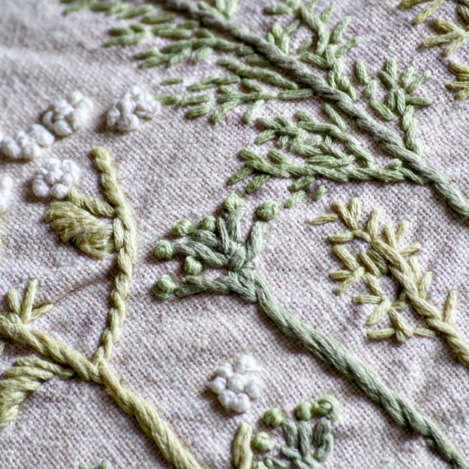 Meadow Green Pillow 12 x 20”