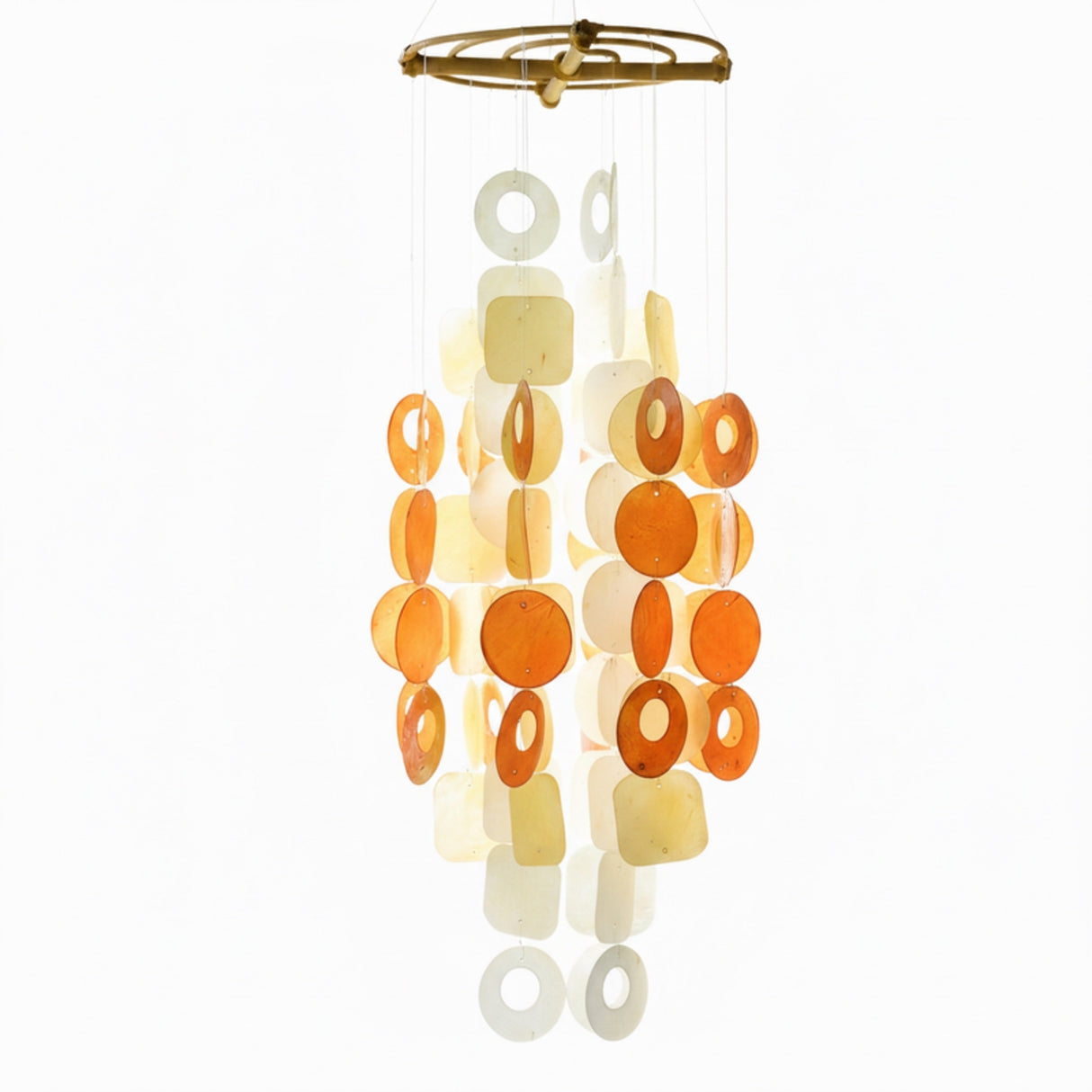 Medium Capiz Wind Chime - Spice