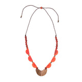 Mendoza Necklace - Orange Rust