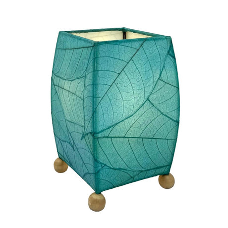 Mini Square Cocoa Leaf Lamp Blue