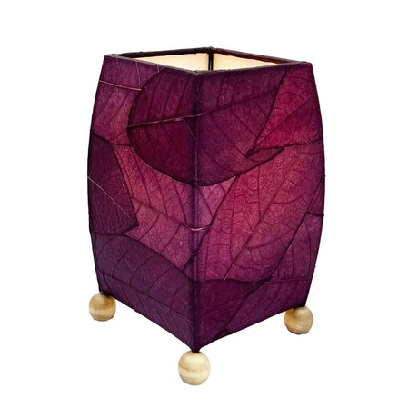 Mini Square Cocoa Leaf Lamp Purple