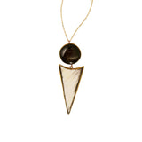 Moon Arrowhead Necklace