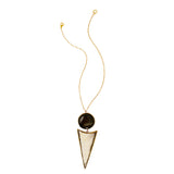 Moon Arrowhead Necklace