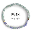 Morse Code Bracelet Faith Mint & Blue Lace Agate