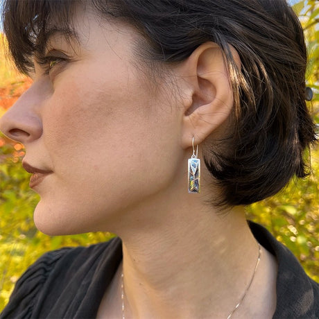 Mosaic Abalone Earrings