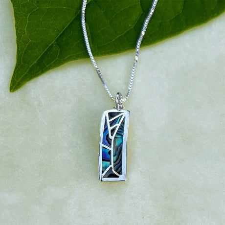 Mosaic Abalone Necklace