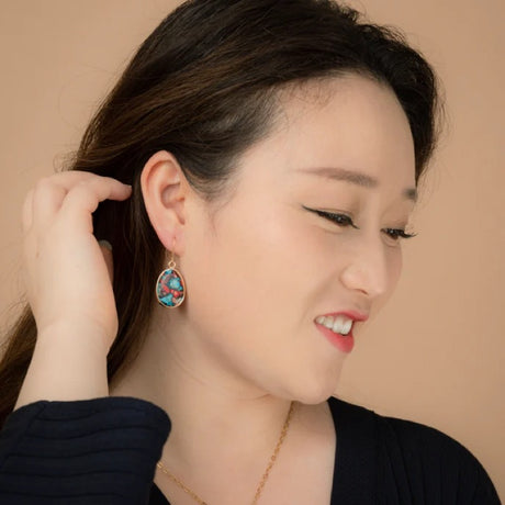 Mosaic Jasper Earrings 1