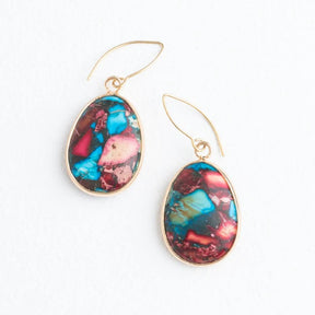 Mosaic Jasper Earrings