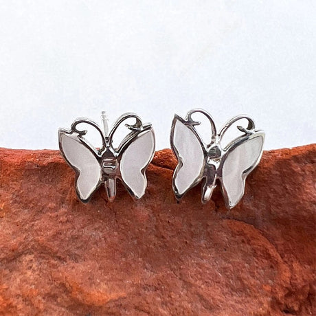 Mother of Pearl Butterfly Studs