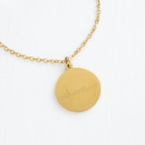 Mountain Adventure Necklace Gold