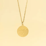 Mountain Adventure Necklace Gold